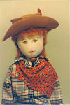 Cow Girl Doll by Kezi Matthews