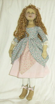 Kezi Matthews Cloth Doll - Diane Mansil